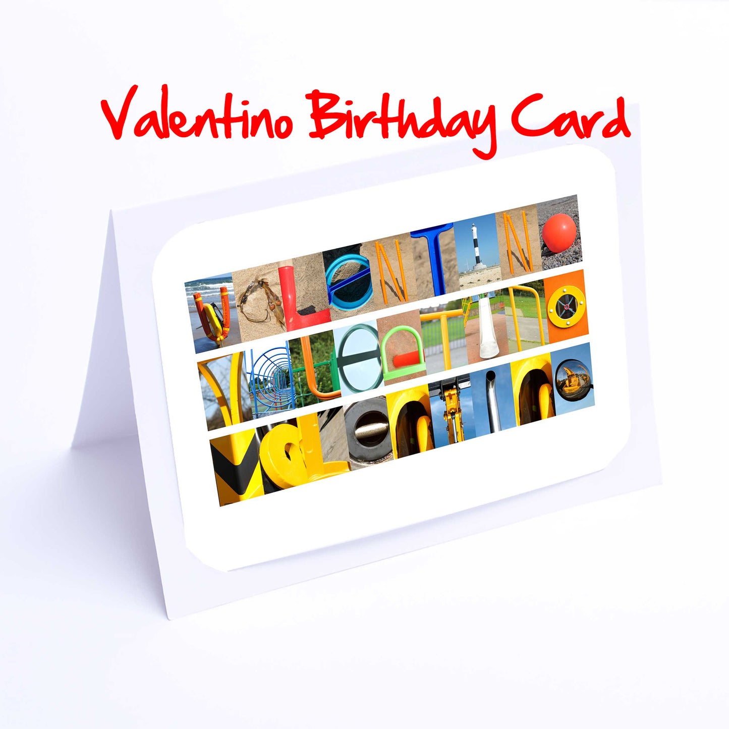 Val - Zac Boys Personalised Card - Valentino, Wesley, William, Xander, Xavier, Zac, Zach, Zachary, Zak Any name - Personalised Birthday