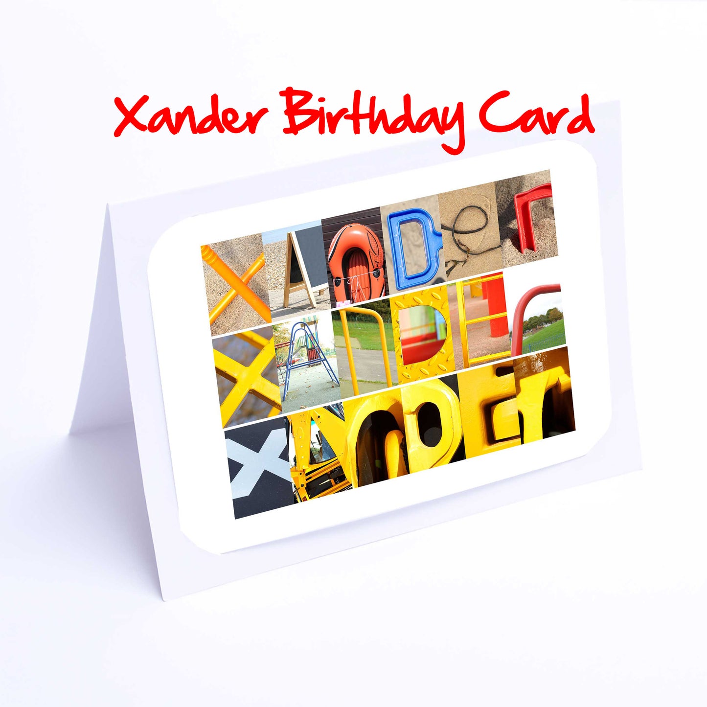 Val - Zac Boys Personalised Card - Valentino, Wesley, William, Xander, Xavier, Zac, Zach, Zachary, Zak Any name - Personalised Birthday