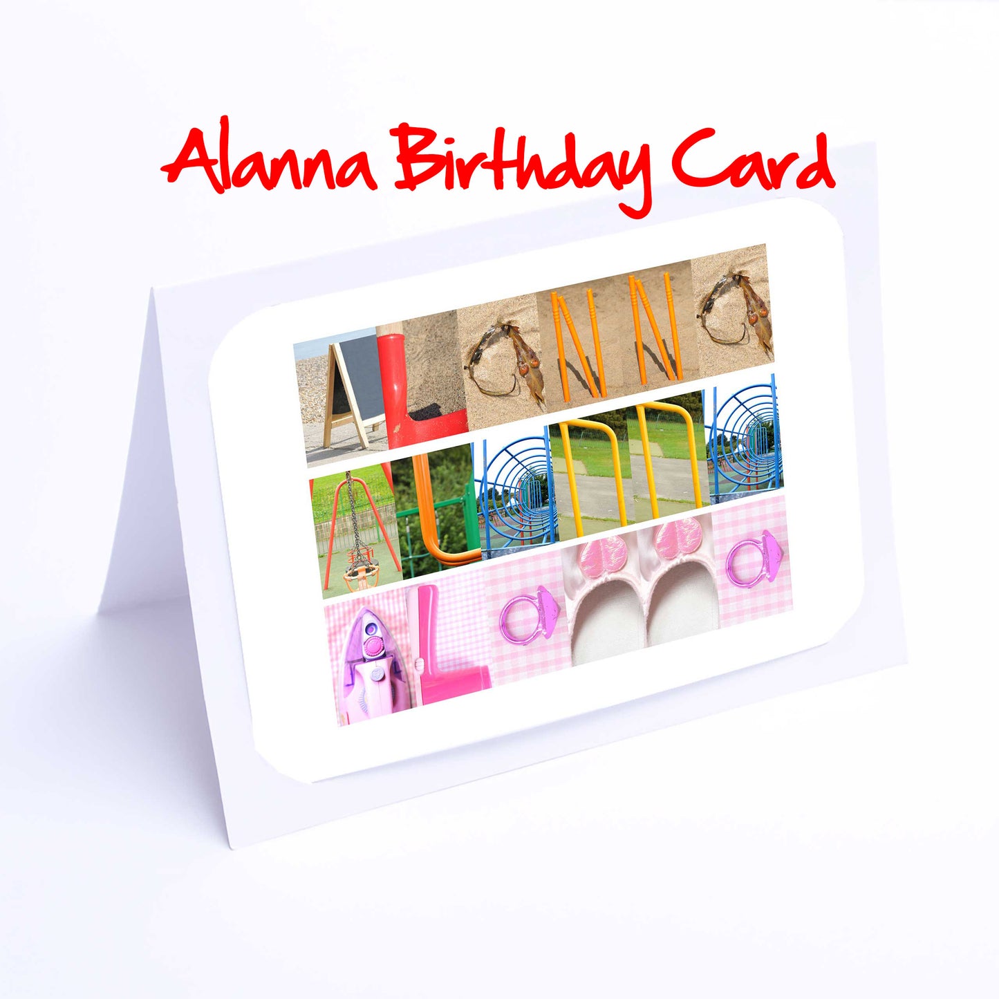 Abbie - Alisha Girls Birthday Card - Abbie, Abigail, Aimee, Alanna, Alexa, Alexis, Alice, Alicia, Alisha,  Any name - Any name - Girls Cards