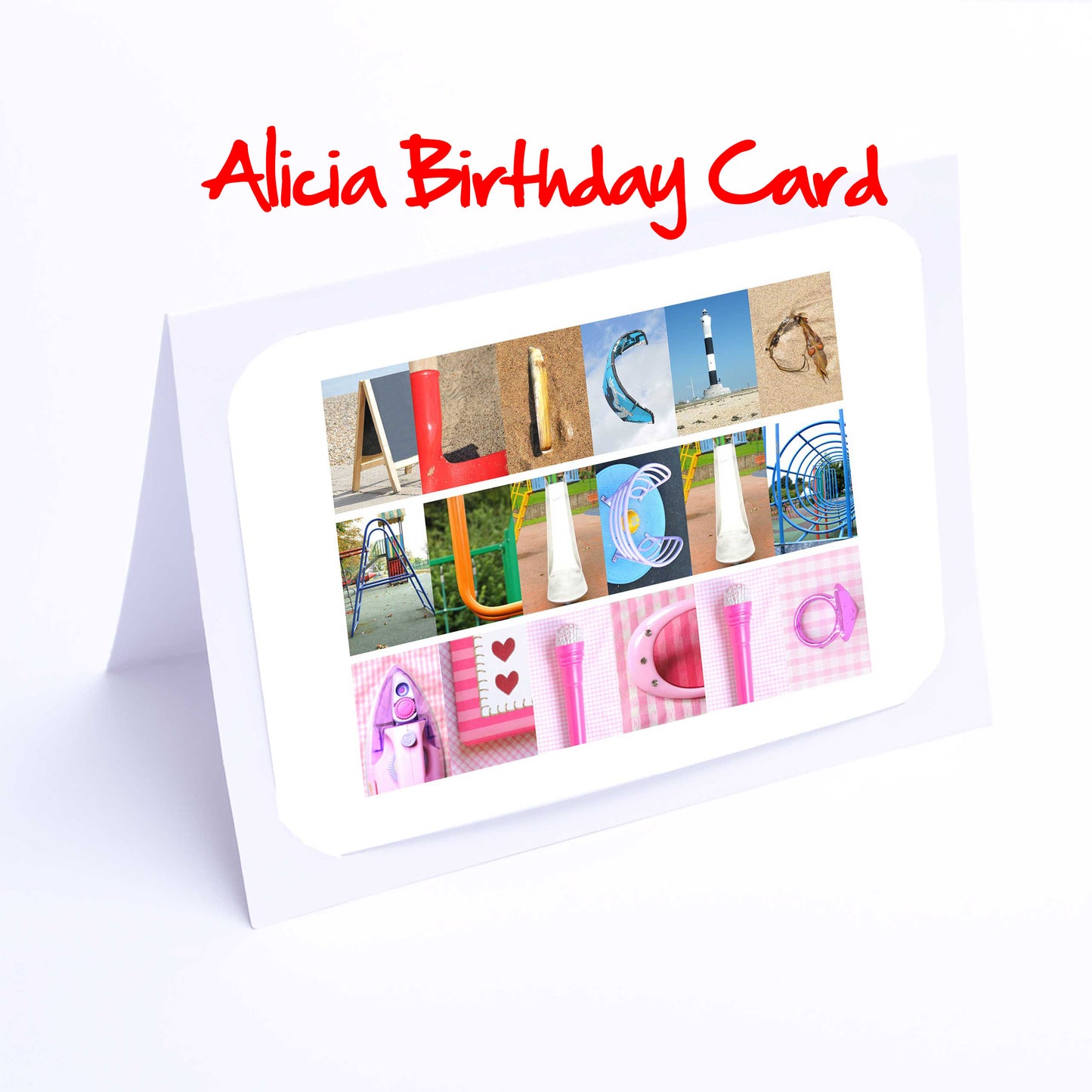 Abbie - Alisha Girls Birthday Card - Abbie, Abigail, Aimee, Alanna, Alexa, Alexis, Alice, Alicia, Alisha,  Any name - Any name - Girls Cards