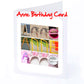 Ame - Anya Girls Personalised Card - Amanda, Amber, Amelia, Amelie, Amie,Amy, Angela,Anja, Anya, Any name - Girls Birthday Cards