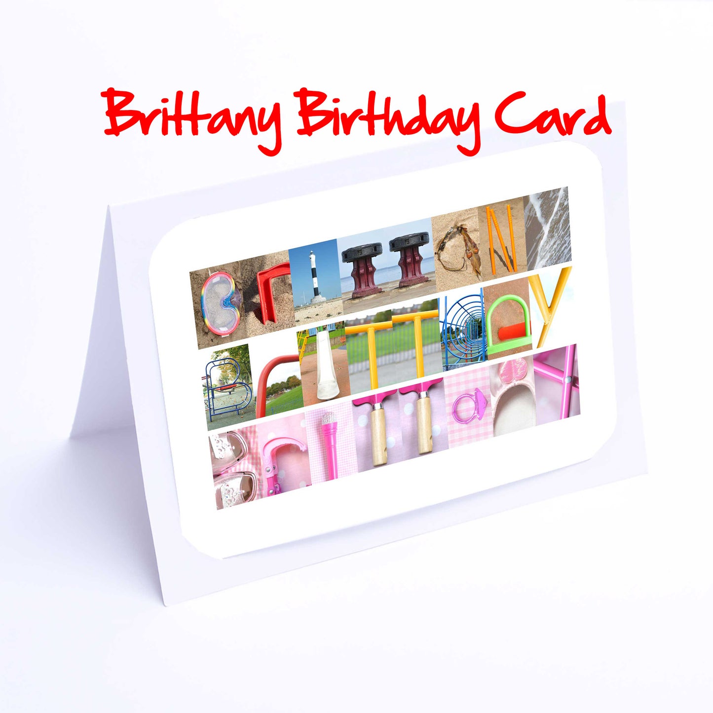 Bet- Bry Girls Personalised Card - Beth, Bethan, Bethany, Betsy, Betty, Bobbie, Brittany, Brooke, Bryony Any name - Girls Birthday  Cards