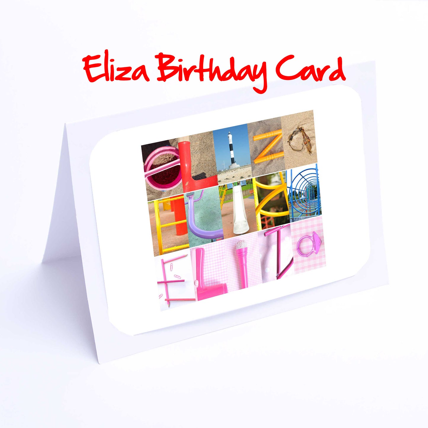 Edi - Ell Girls Personalised Card - Edith, Elaine, Eleanor, Elsie, Eliza, Elizabeth, Ella, Ellen, Ellie Any name - Personalised Cards