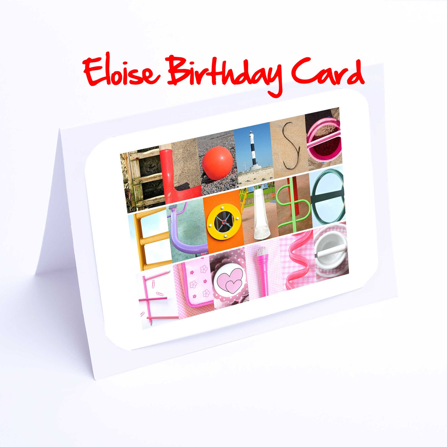 Elodie - Esther Girls Personalised Card - Ellie, Elodie, Elouise, Emilia, Emily, Emma, Erin, Esme, Esther Any name - Personalised Girls Cards