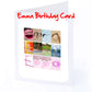 Elodie - Esther Girls Personalised Card - Ellie, Elodie, Elouise, Emilia, Emily, Emma, Erin, Esme, Esther Any name - Personalised Girls Cards