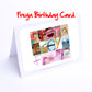 Eva - Flora Girls Personalised Card - Eva, Eve, Evelyn, Evie, Faith, Felicity, Fiona, Flora, Florence, Any name - Personalised Girls Cards