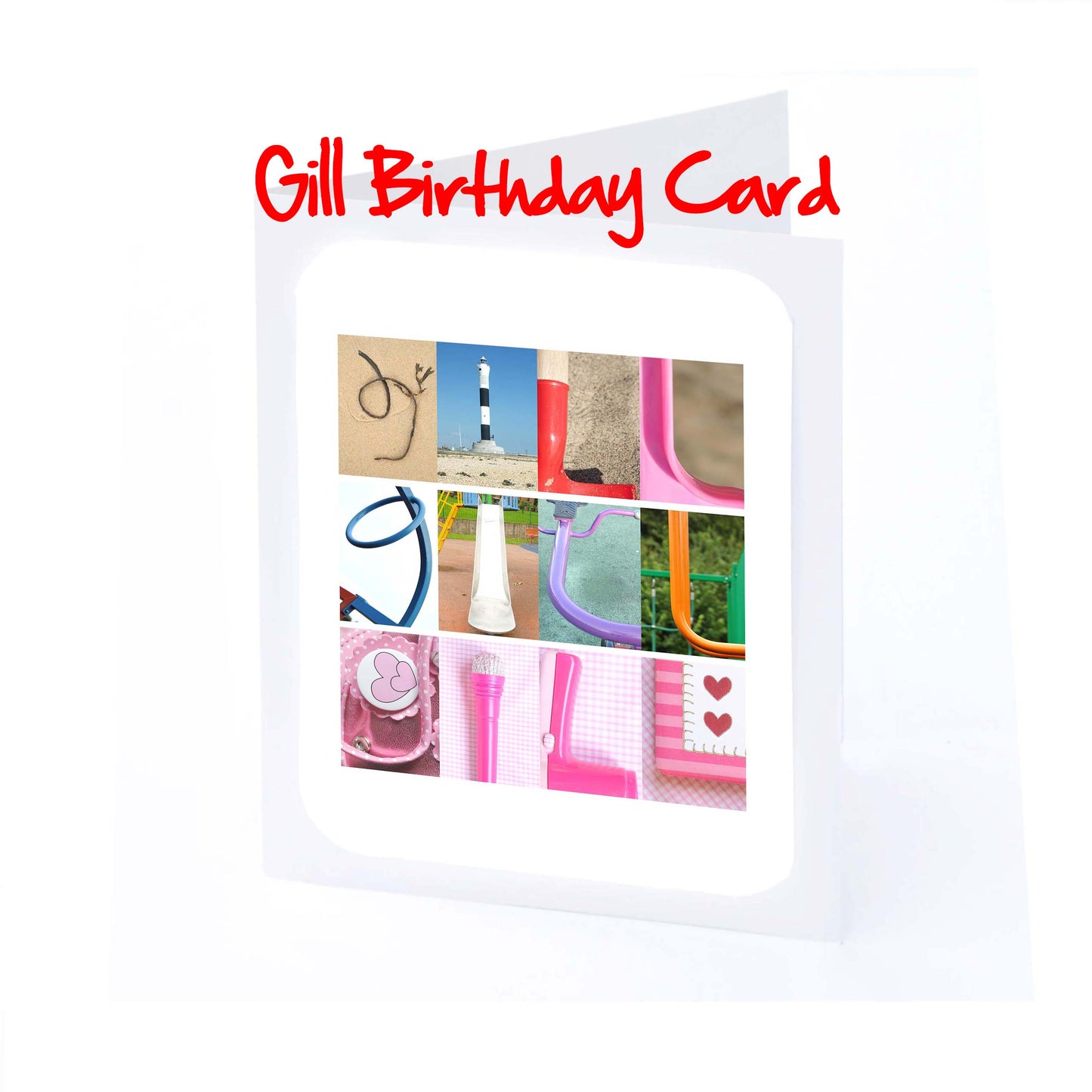 Gab - Gracie Girls Personalised Card - Gabrielle, Gemma, Georgia, Gill, Grace, Gracie Any name - Personalised Cards