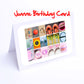 Joanne - Kaitlyn Girls Personalised Card - Joanna, Joanne, Jodie, Josephine, Josie, Juliet, Julia, Julie, Kaitlyn Any name - Girls Birthdays