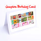 Joanne - Kaitlyn Girls Personalised Card - Joanna, Joanne, Jodie, Josephine, Josie, Juliet, Julia, Julie, Kaitlyn Any name - Girls Birthdays