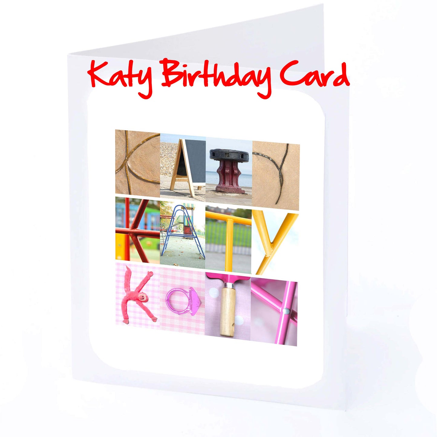 Kara - Kayleigh Girls Personalised Card - Kara, Karen, Katherine, Kathryn, Katie, Katy, Keira, Kerry, Kayleigh Any name - Girls Cards