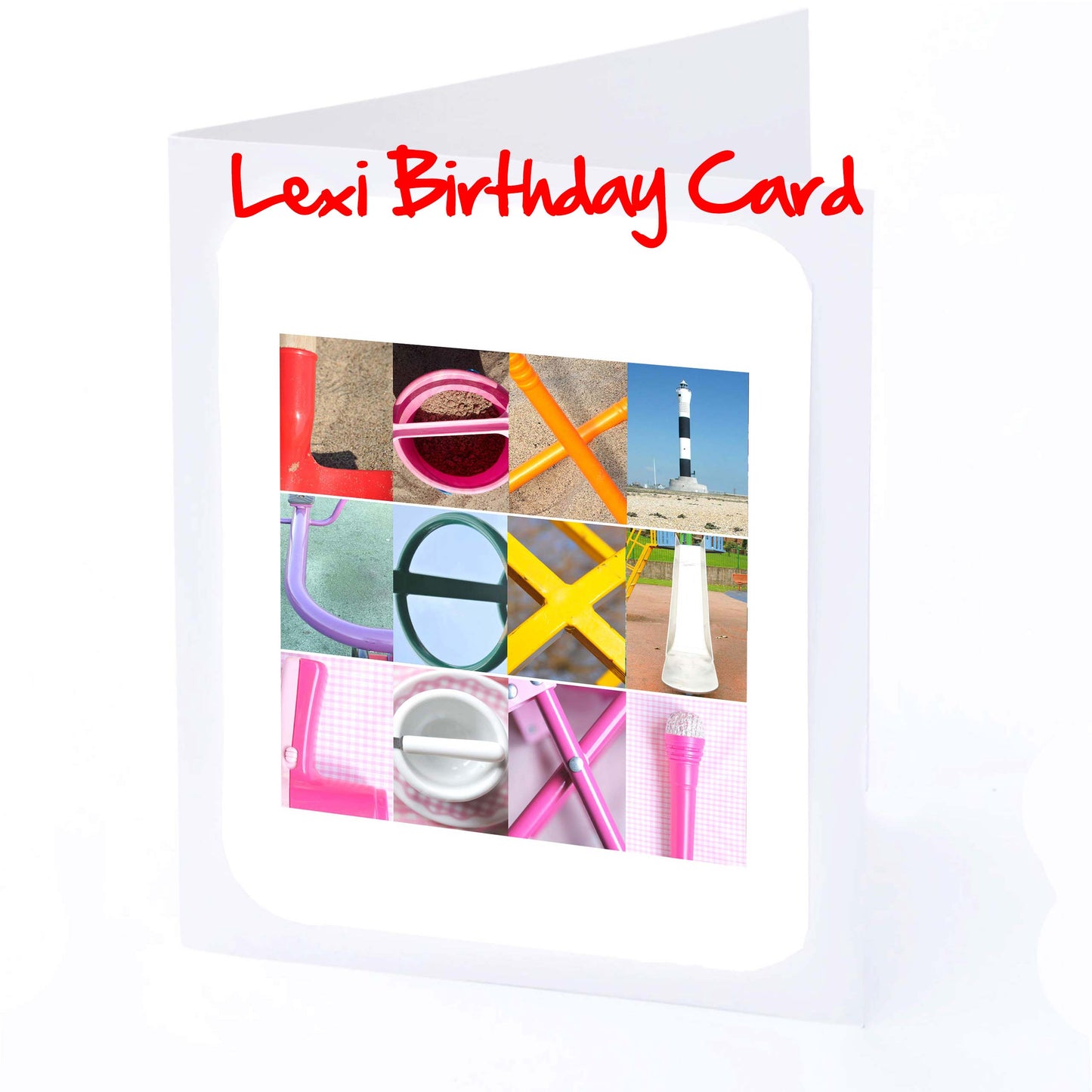 Lacey - Lexi Girls Personalised Card - Lacey, Lara, Laura, Lauren, Layla, Leah, Leila, Leonie, Lexi Any name - Personalised Girls Cards