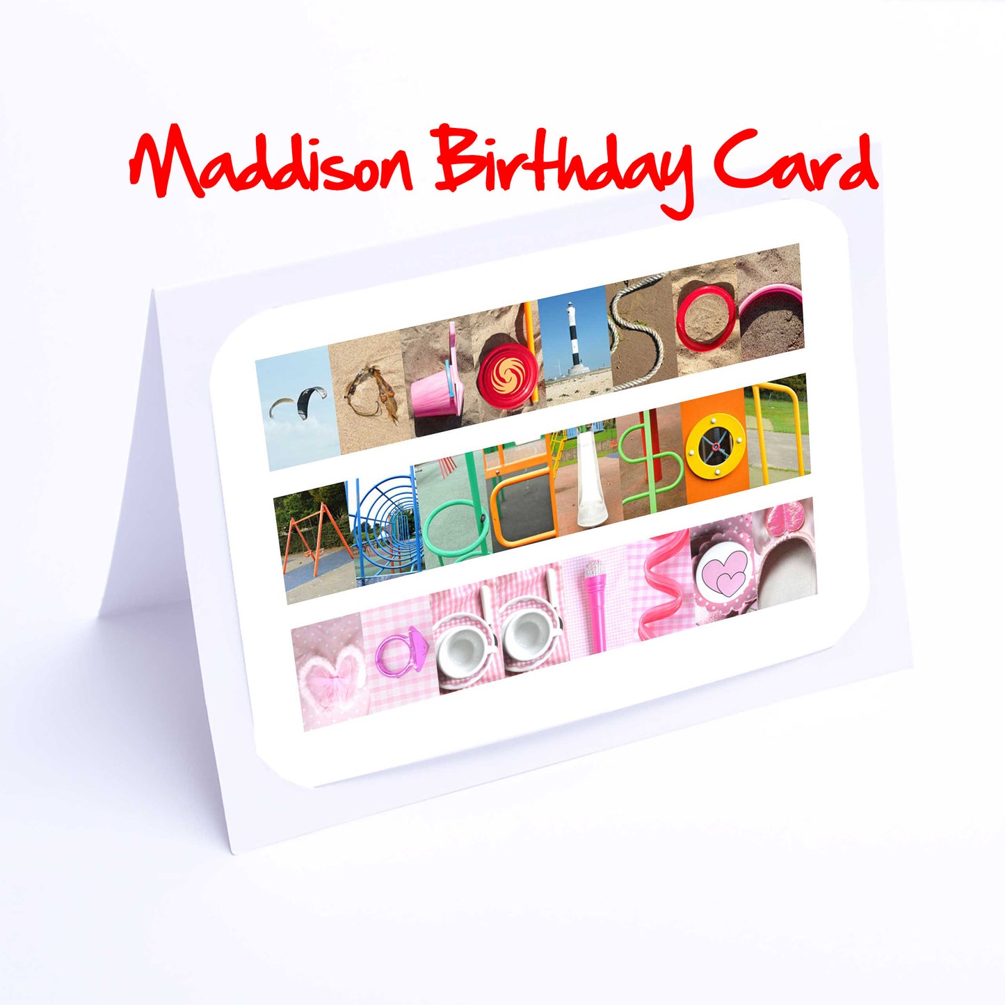 Macy-Maisy Girls Personalised Card - Macy, Maddie, Maddison, Maddy, Madeleine, Madeline, Madison, Maisie, Maisy, Maria, Martha, Mary, Matilda, Maya Any name- Personalised Cards