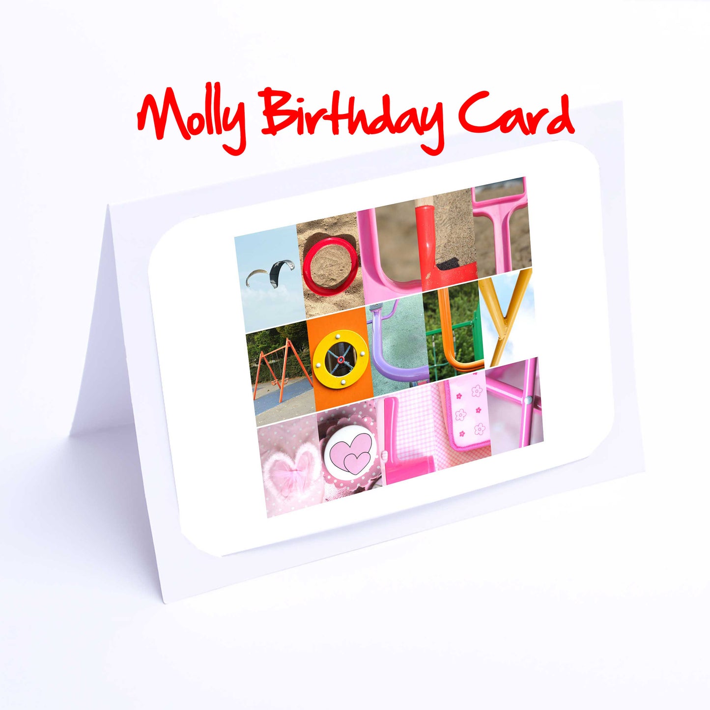 Megan - Molly Girls Personalised Card - Megan, Melanie, Melissa, Mia, Millie, Molly, Mollie, Morag, Any other name - Girls Birthday Cards