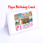 Olivia - Peggy Girls Personalised Card - Olivia, Orla, Paige, Peggy, Penelope, Phoebe, Pippa, Poppie, Poppy, Any name - Personalised Cards