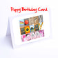 Olivia - Peggy Girls Personalised Card - Olivia, Orla, Paige, Peggy, Penelope, Phoebe, Pippa, Poppie, Poppy, Any name - Personalised Cards