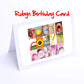 Rachel - Rebecca Girls Personalised Card - Rachel, Rebecca, Rhianna, Rhona, Rowan, Robyn, Rose, Ruby, Ruth Any name - Personalised Cards