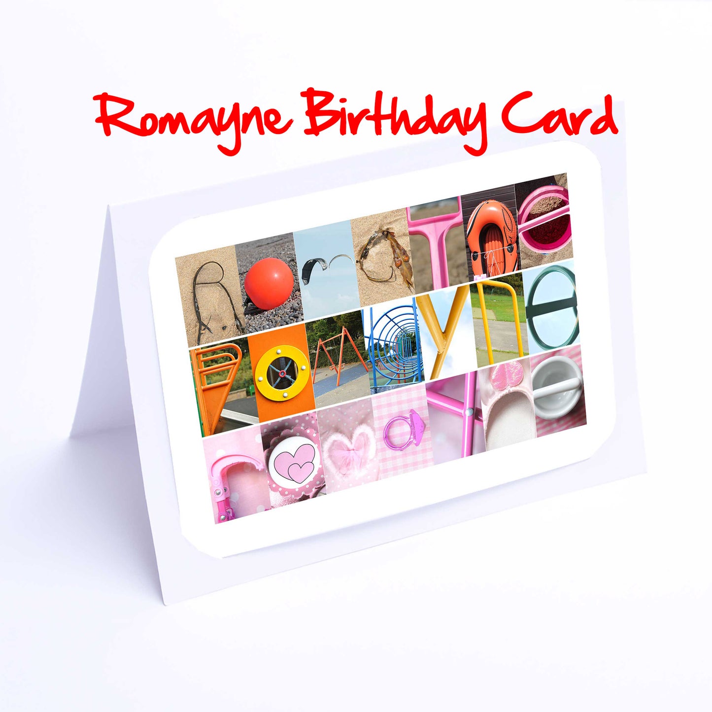 Rachel - Rebecca Girls Personalised Card - Rachel, Rebecca, Rhianna, Rhona, Rowan, Robyn, Rose, Ruby, Ruth Any name - Personalised Cards