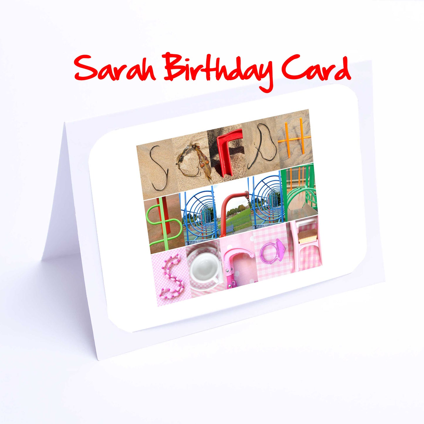 Sadie - Shannon Girls Personalised Card - Sadie, Saffron,Sally, Sara, Sarah, Scarlet, Scarlett, Seren, Shannon Any name - Personalised Cards