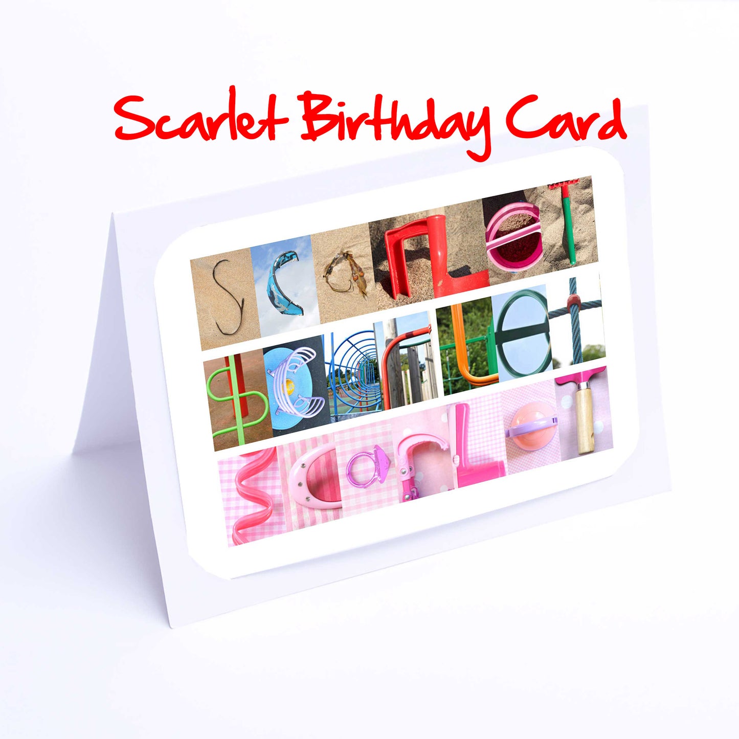 Sadie - Shannon Girls Personalised Card - Sadie, Saffron,Sally, Sara, Sarah, Scarlet, Scarlett, Seren, Shannon Any name - Personalised Cards