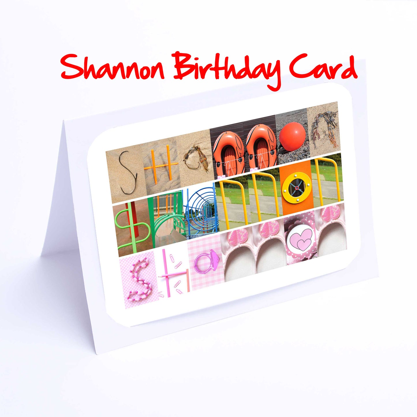 Sadie - Shannon Girls Personalised Card - Sadie, Saffron,Sally, Sara, Sarah, Scarlet, Scarlett, Seren, Shannon Any name - Personalised Cards