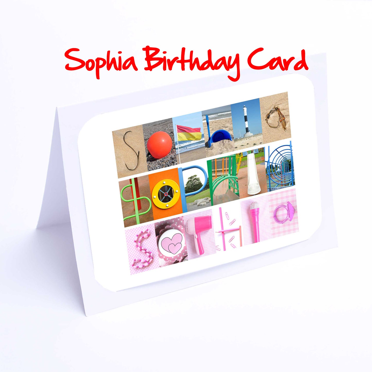 Sian - Sophie Girls Personalised Card - Sian, Sienna, Siobhan, Skye, Sofia, Sofie, Sophia, Sophie, Stacey, Stella, Steph, Summer, Suzannah Any name - Personalised Cards