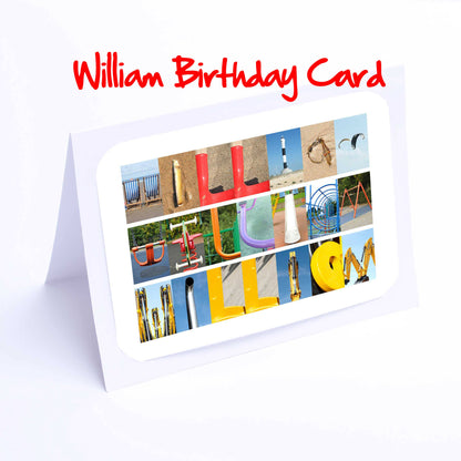 Val - Zac Boys Personalised Card - Valentino, Wesley, William, Xander, Xavier, Zac, Zach, Zachary, Zak  Any name - Personalised Birthday