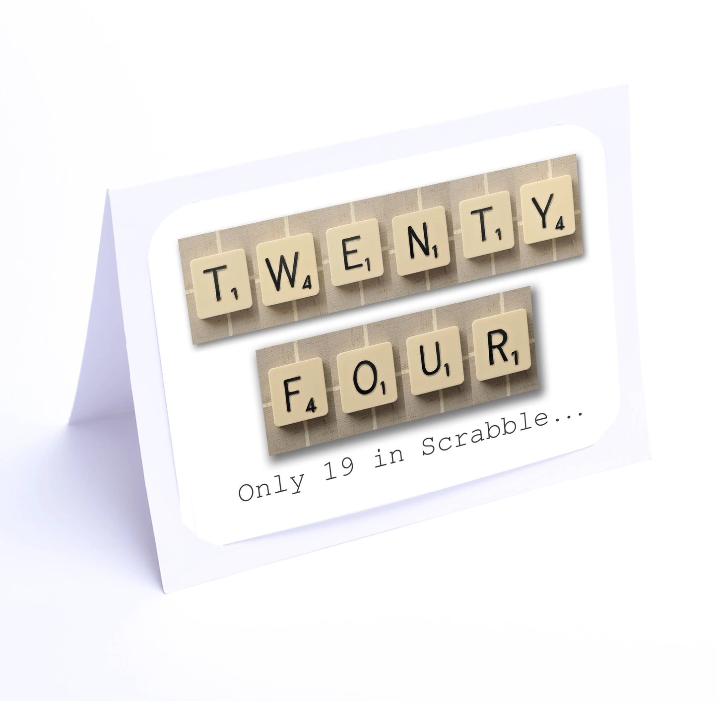 Scrabble Birthday Card Decade  16-29  years Scrabble Cards Any year available