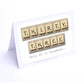 Scrabble Birthday Card Decade  30-39  years Scrabble Cards Any year available