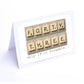 Scrabble Birthday Card Decade  40-49  years Scrabble Cards Any year available