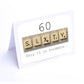 Decade Scrabble Birthday Card 70-60-50-40-90-80-30-20 Any year available