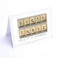 Scrabble Birthday Card Decade  60-69  years Scrabble Cards Any year available
