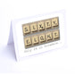 Scrabble Birthday Card Decade  60-69  years Scrabble Cards Any year available