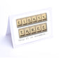 Scrabble Birthday Card Decade  80-89  years Scrabble Cards Any year available