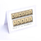 Scrabble Birthday Card Decade  90-100 years Scrabble Cards Any year available