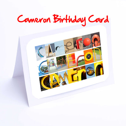 Cal - Cor Boys Personalised Card - Callum, Cameron, Charles, Charlie, Christian, Christopher, Ciaran, Corey Any name - Personalised Cards