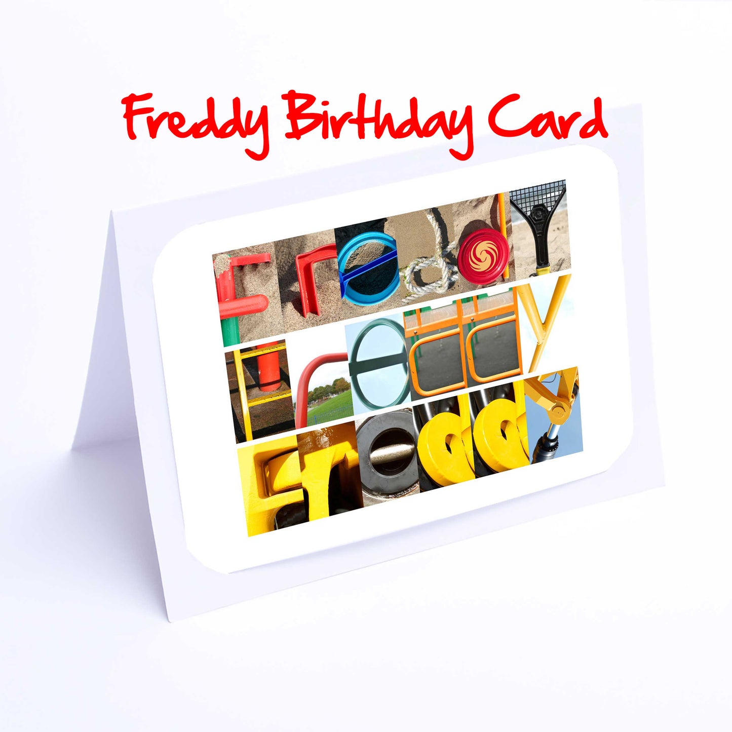 Fel - Gra Boys Personalised Card - Felix, Fergus, Finlay, Finley, Frazer, Freddie, Freddy, George, Graham  Any name - Personalised Birthday