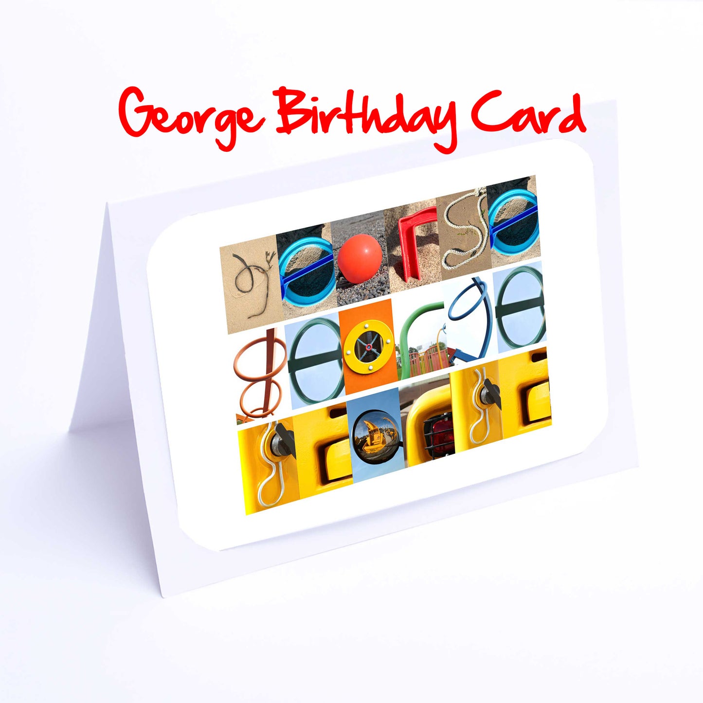 Fel - Gra Boys Personalised Card - Felix, Fergus, Finlay, Finley, Frazer, Freddie, Freddy, George, Graham  Any name - Personalised Birthday