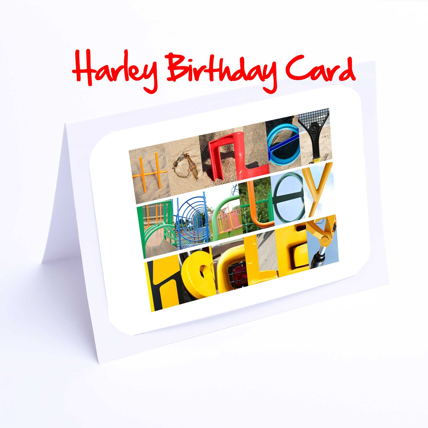 Ha - Isa Boys Personalised Card - Harry, Hal, Hamish, Harley, Harris, Harrison, Harvey, Henry, Isaac Any name - Personalised Birthday Card