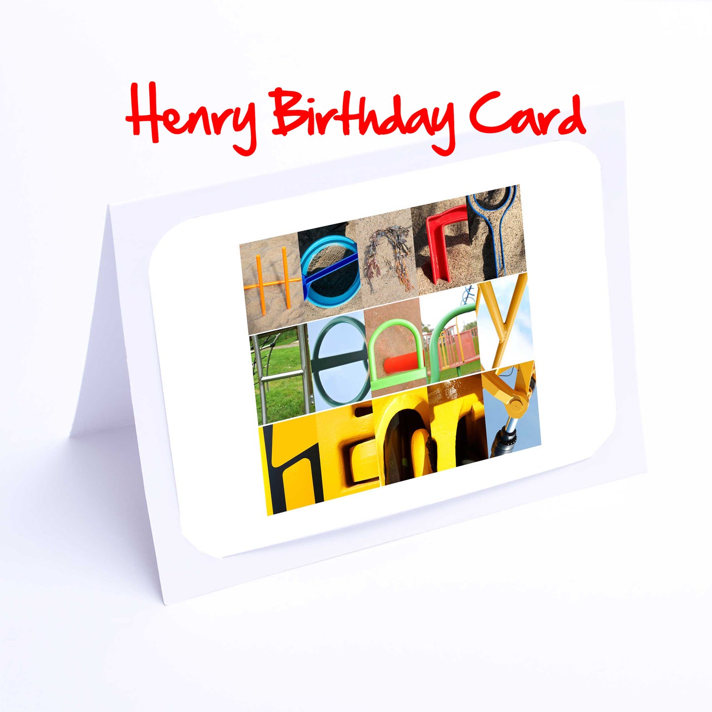 Ha - Isa Boys Personalised Card - Harry, Hal, Hamish, Harley, Harris, Harrison, Harvey, Henry, Isaac Any name - Personalised Birthday Card