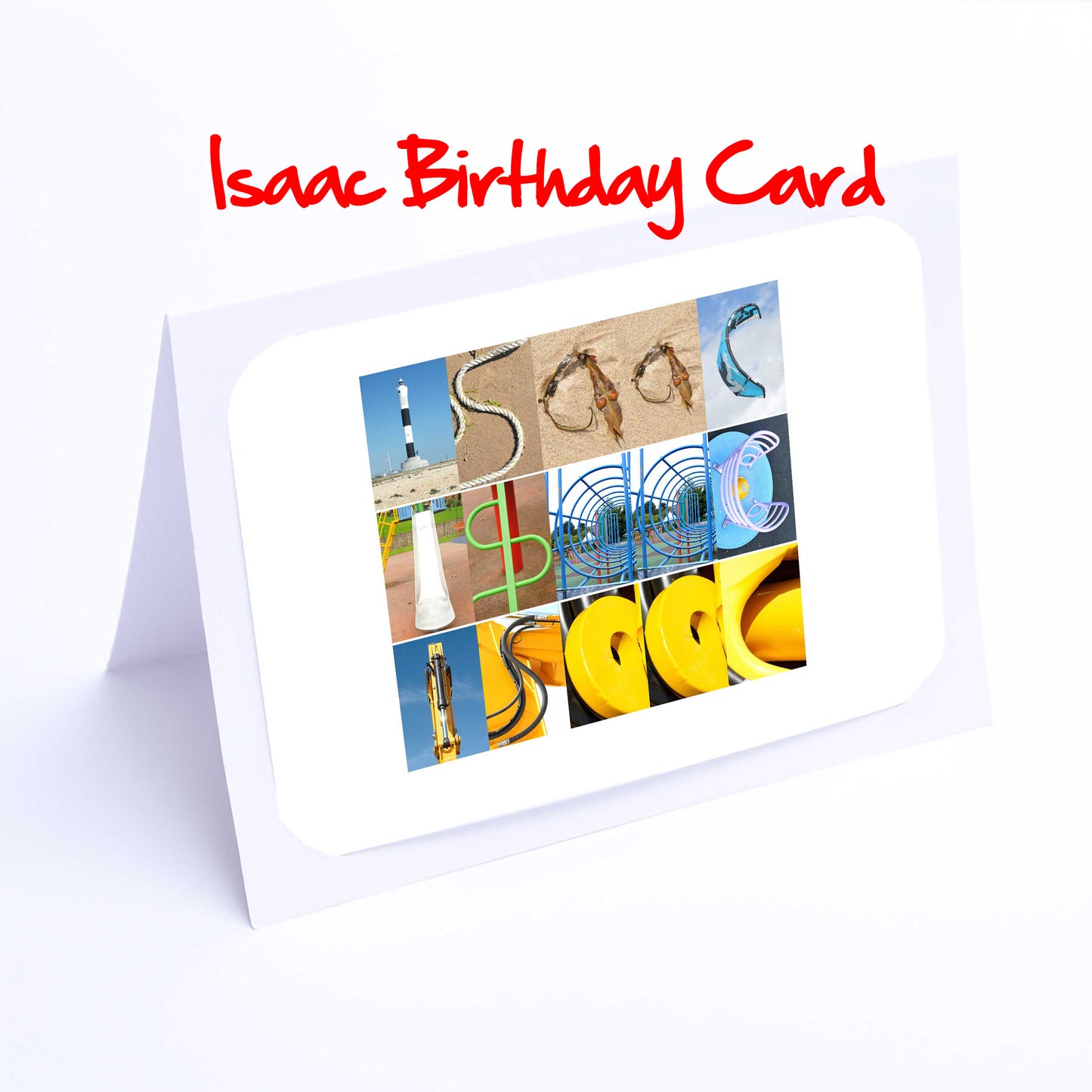 Ha - Isa Boys Personalised Card - Harry, Hal, Hamish, Harley, Harris, Harrison, Harvey, Henry, Isaac Any name - Personalised Birthday Card