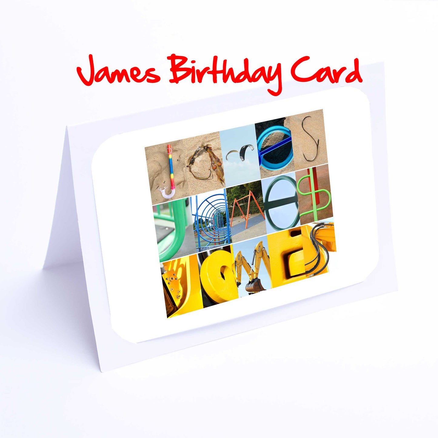 Jac - Jen Boys Personalised Card - Jack, Jacob, Jaimie, Jake, James, Jamie, Jason, Jayden, Jenson Any name - Personalised Birthday Cards