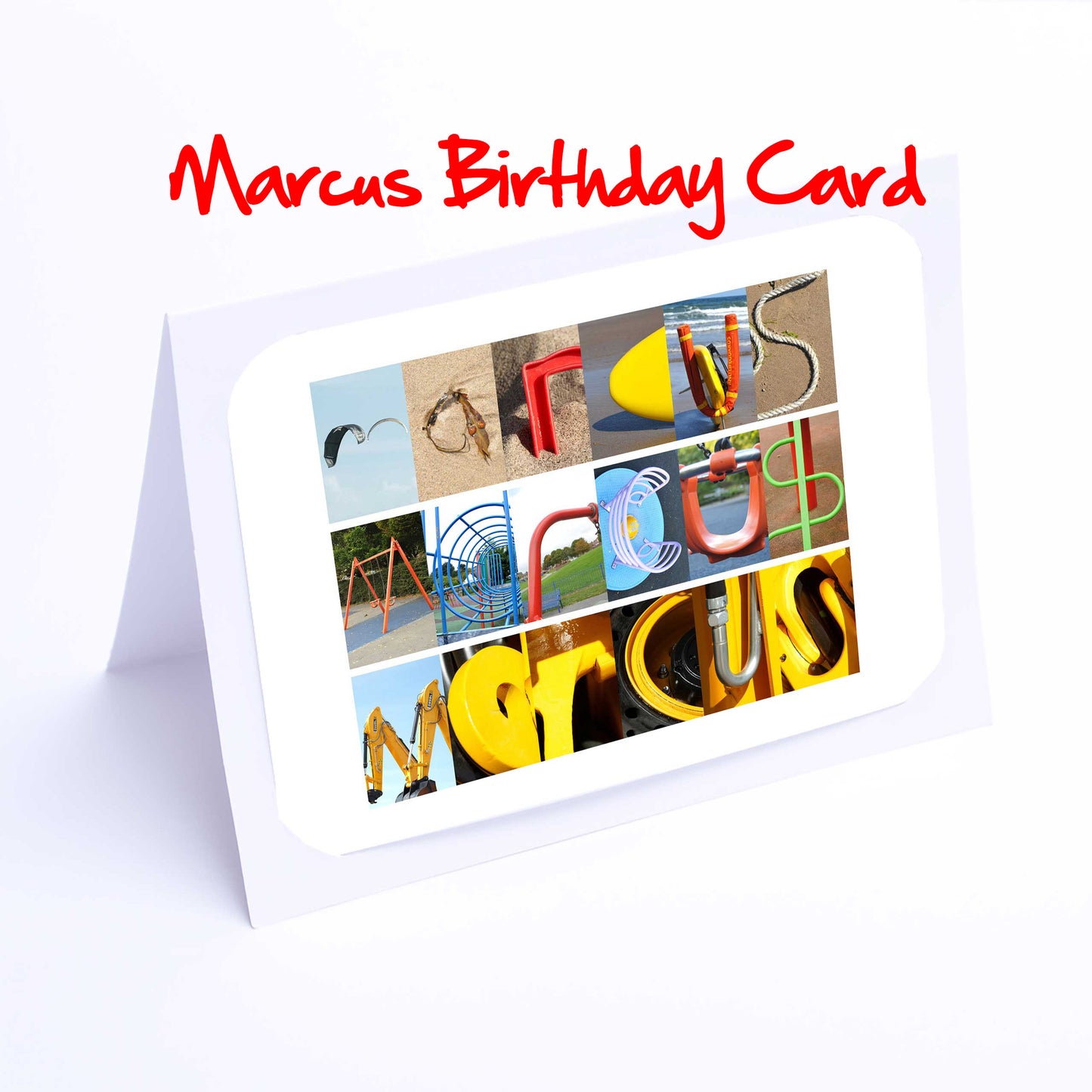 Mar - Mor Boys Personalised Card - Marcus, Mark, Martin, Mason, Matthew, Max, Michael, Monty, Morgan,  Any name - Personalised Birthday Card