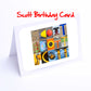 Sam - Stu Boys Personalised Card - Samuel, Sam, Scott, Sebastian, Seth, Simon, Sonny, Stanley, Stuart, Any name - Personalised Birthdays