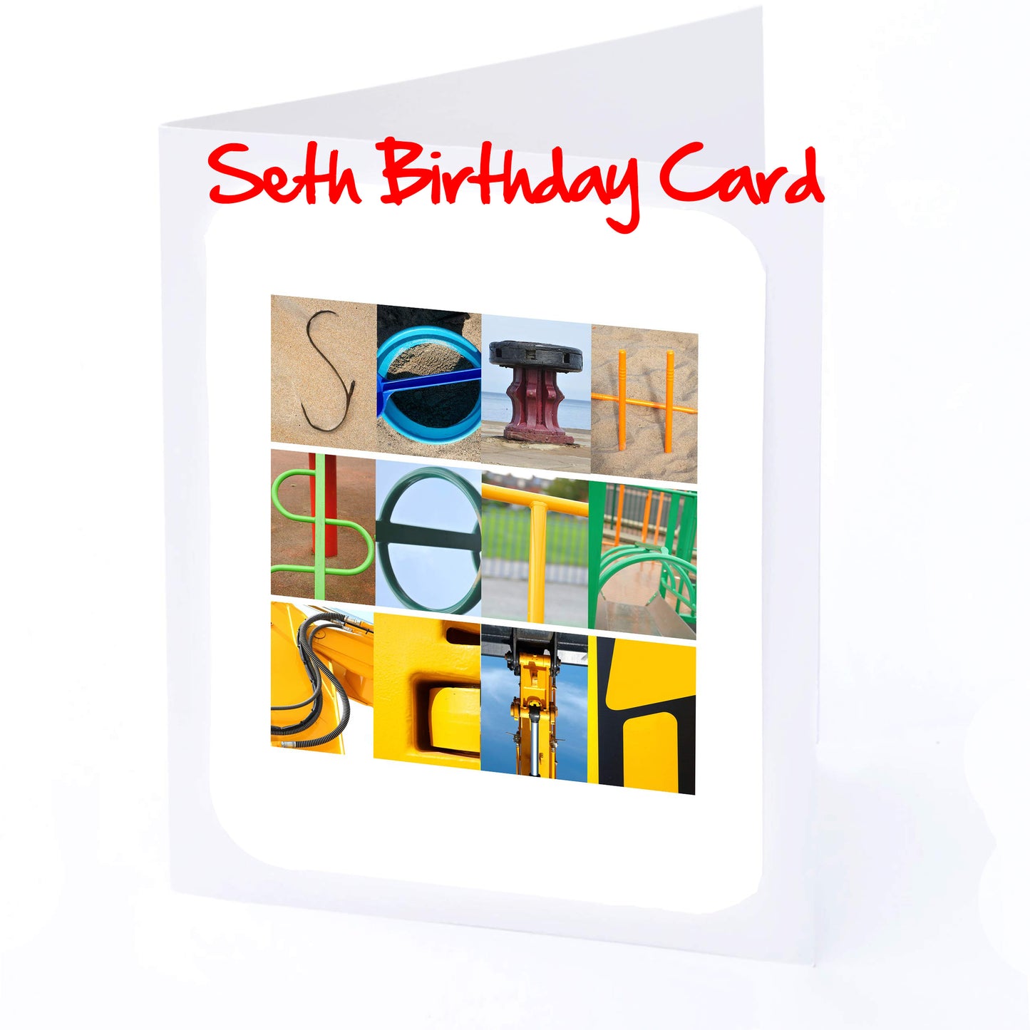 Sam - Stu Boys Personalised Card - Samuel, Sam, Scott, Sebastian, Seth, Simon, Sonny, Stanley, Stuart, Any name - Personalised Birthdays